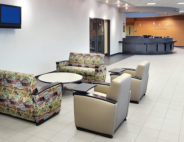 Georgia State University Student Center lounge area with tile