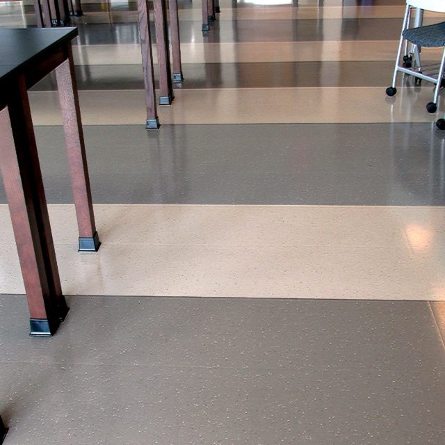 Resilient floors were installed by DCOCF in Holy Innocents Episcopal School