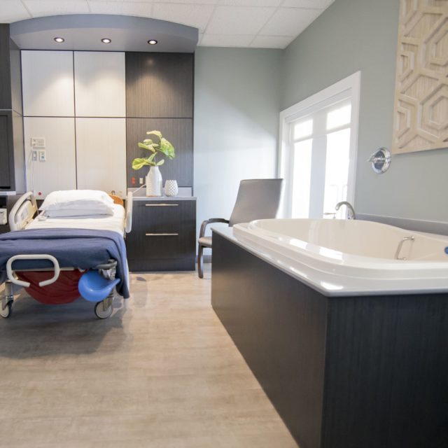 Labor and Delivery Room with American Olean tile
