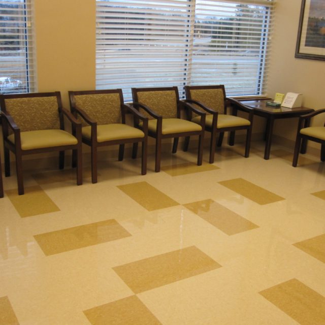 before image of VCT in waiting area